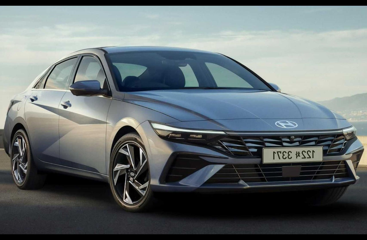 Hyundai showed the first photos of the updated Elantra