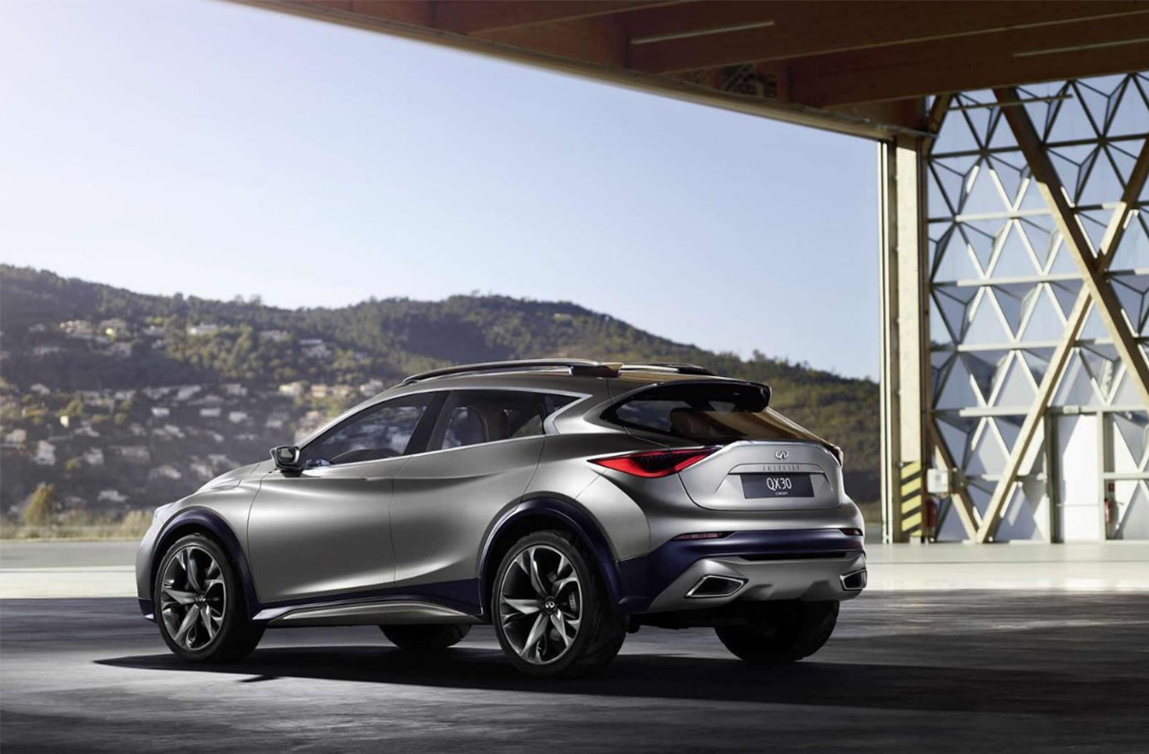 Published a new image of the crossover Infiniti QX30