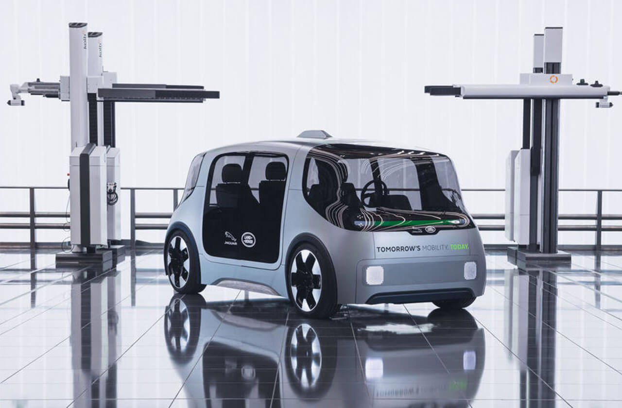 Jaguar Land Rover presented the project of an unmanned platform Vector