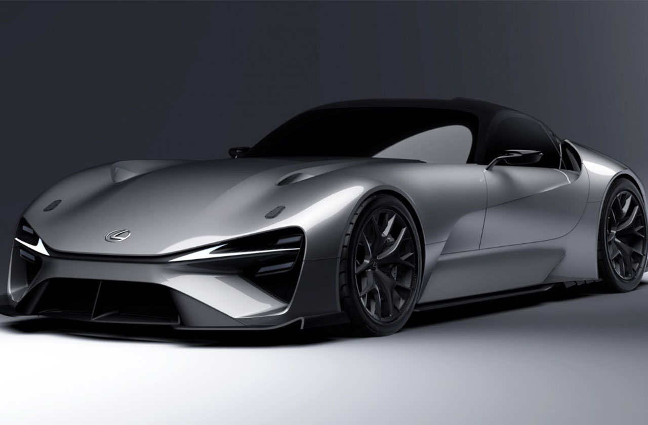 Lexus showed in detailed photos a promising electric supercar
