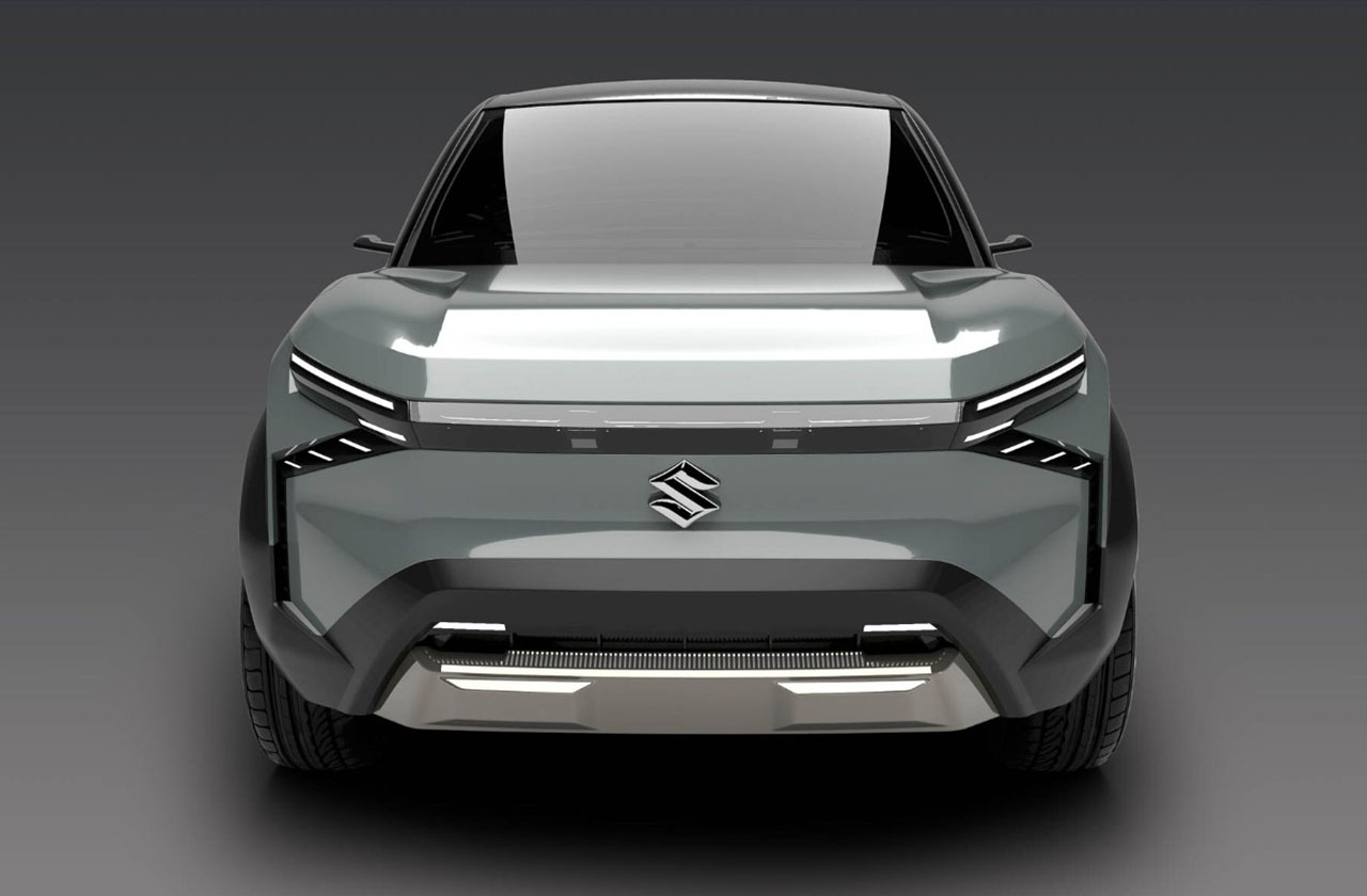 Suzuki showed a compact crossover with a cool design