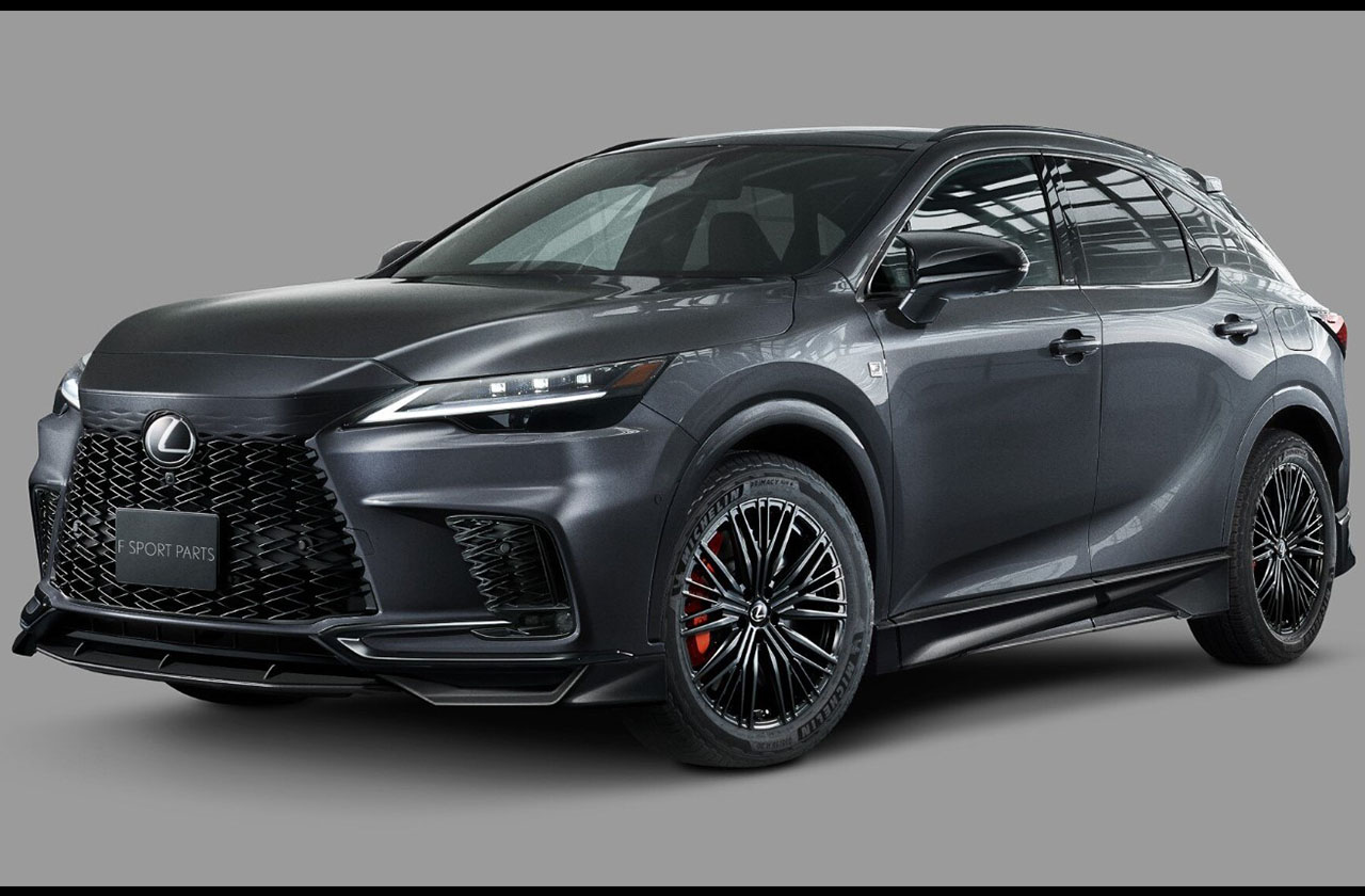 Toyota releases branded sports parts for the new Lexus RX
