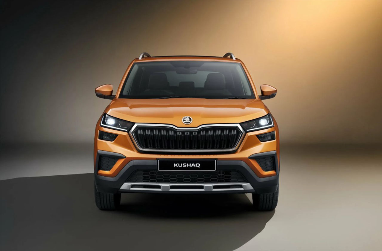 Skoda has published the first sketches of the new subcompact crossover Kushaq