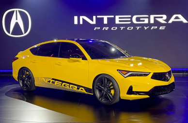 Mid-engined Acura Integra with 8.2-liter engine is being sold in the USA